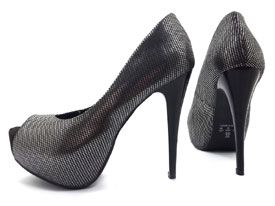 Sapato peep toe