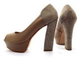 Sapato peep toe