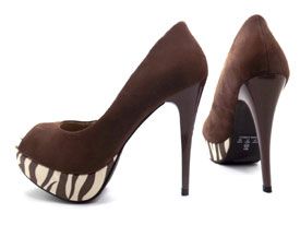 Sapato peep toe